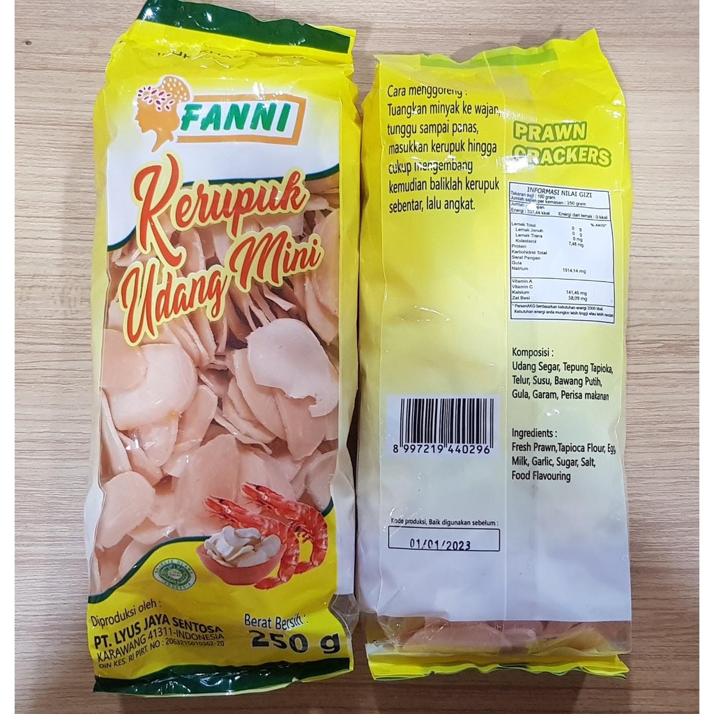 

Kerupuk Udang Mini Fanni @250g