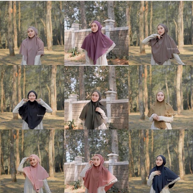 Ready hana bergo hanaya scarves / naya bergo / hanabergo