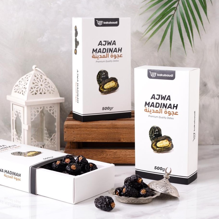 Kurma Ajwa Madinah Jumbo Premium VIP Original 100% / Kurma Nabi Asli Saudi / Kurma Grade 1 A / Ajwah Azwa Azwah Aliya Aliyah