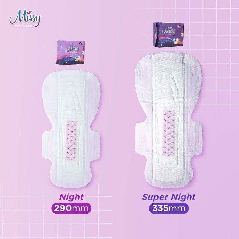 Missy Pembalut Wanita/Pembalut Missy Pantyliner