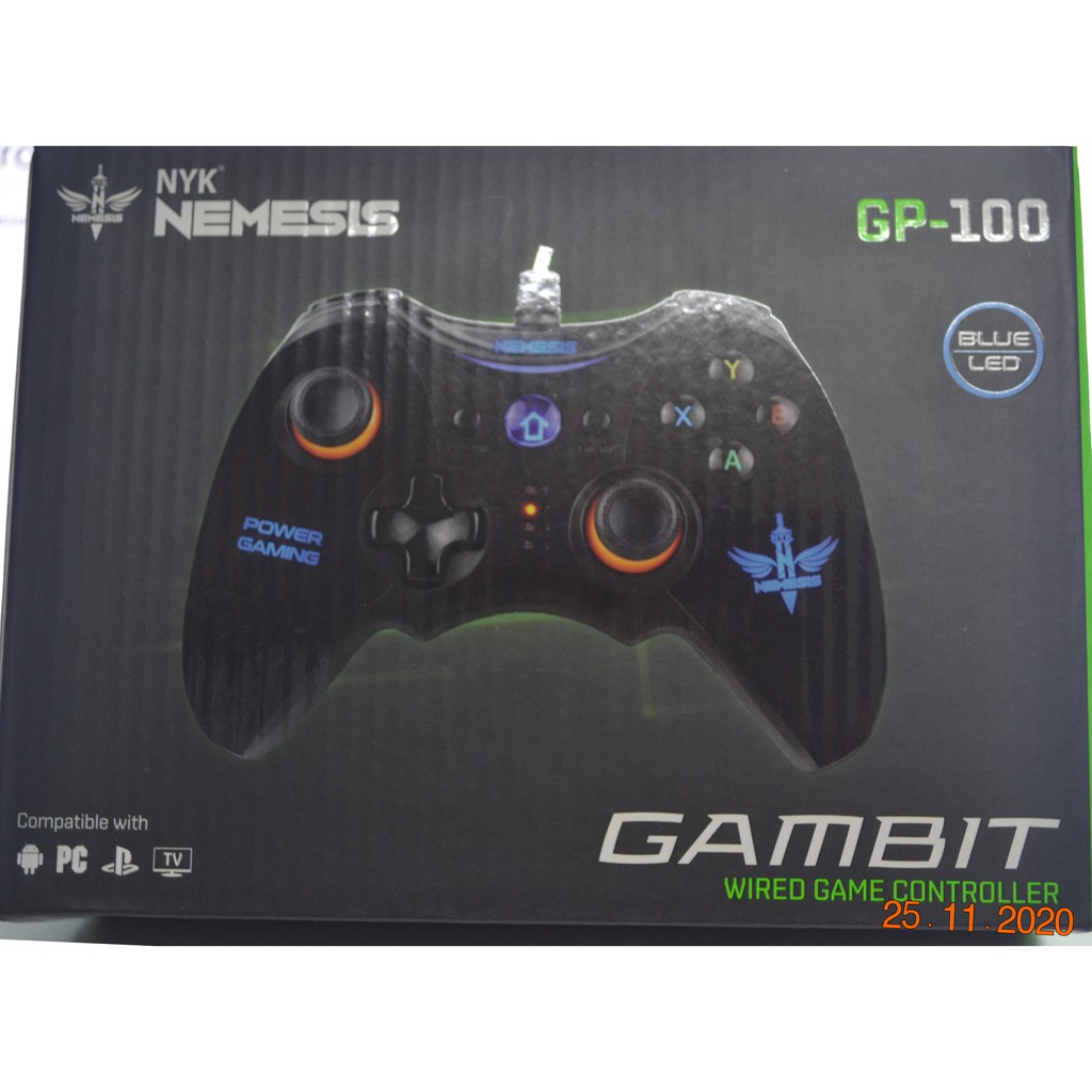 Gamepad Nyk nemesis Wired for Pc Ps3/4 Android smart tv Gambit Gp-100