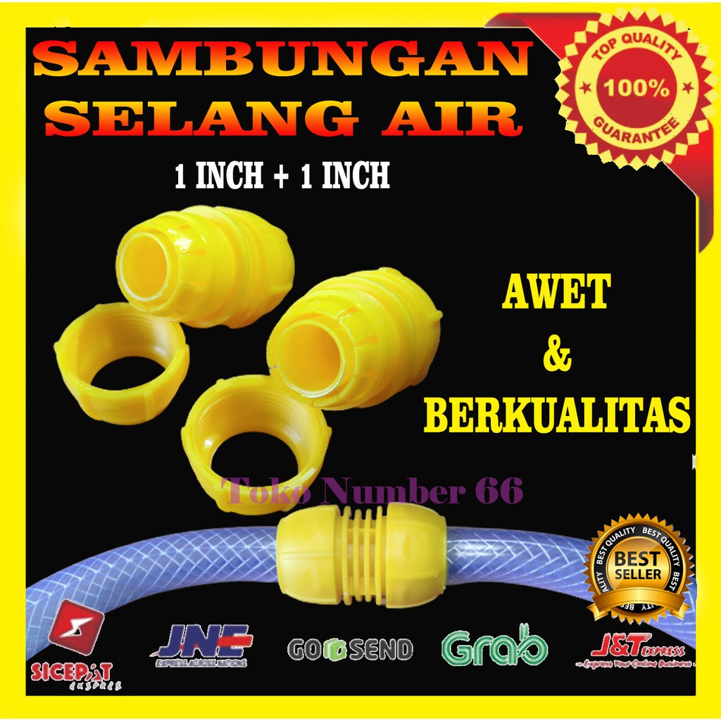 SAMBUNGAN SELANG AIR QUICK CONNECTOR SELANG LURUS 1 INCH PERALATAN PERKBUNAN MURAH COD