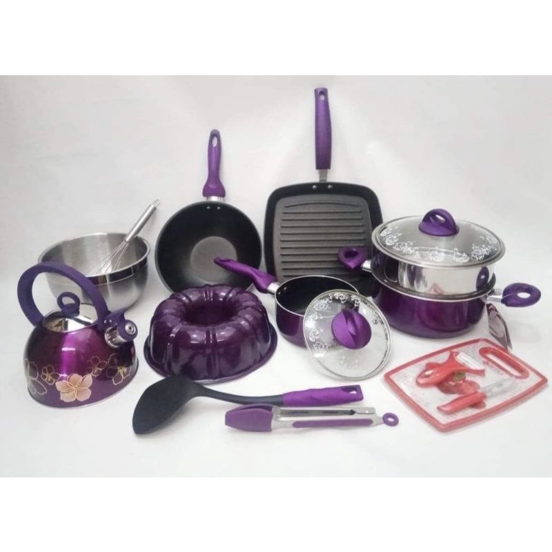 Panci Supra 17 Pcs Cookware Set