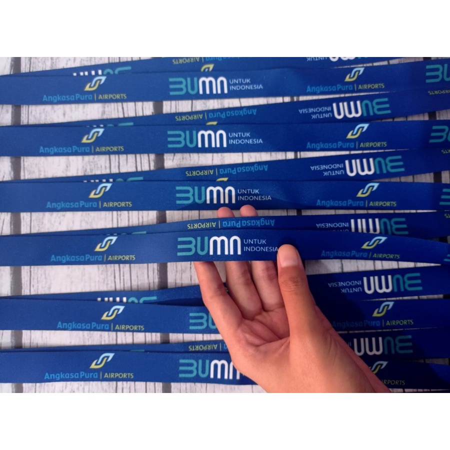 

Lanyard Angkasa Pura I BUMN / Lanyard BUMN Angkasa Pura 1 Full desain NSR