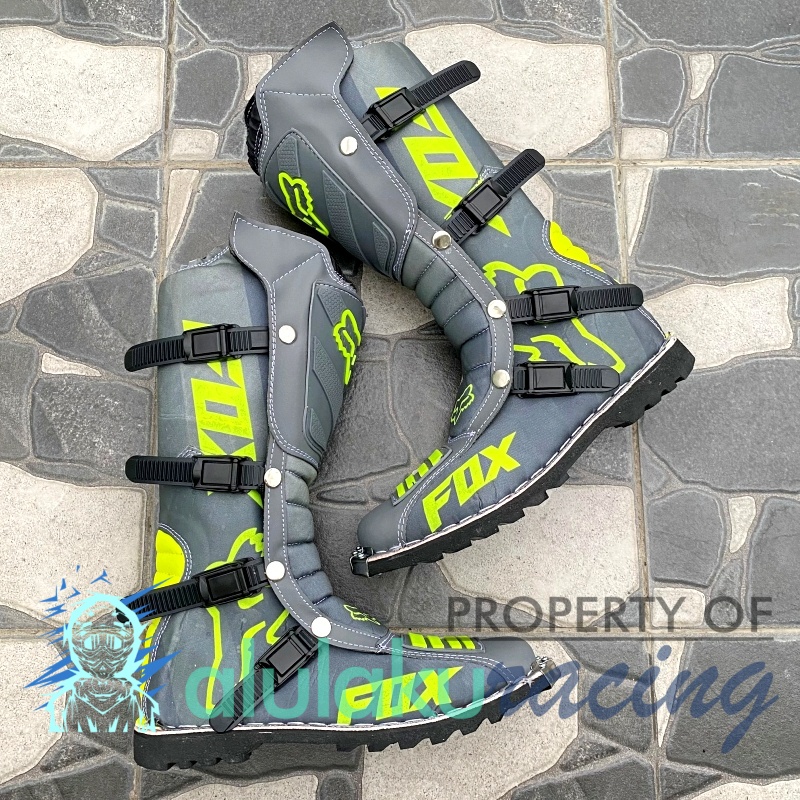 Sepatu Trail Motocross Fullprint with Protector for Trabas Enduro Adventure Touring Moto - 009