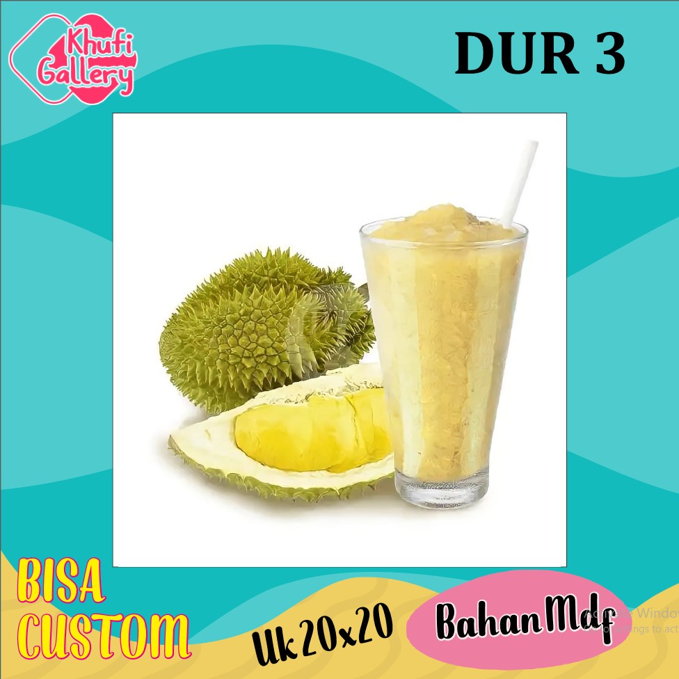 Khufi Gallery Hiasan Dinding Es Durian