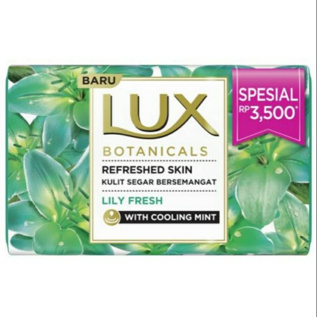 Lux sabun mandi batang aroma lily fresh 80g