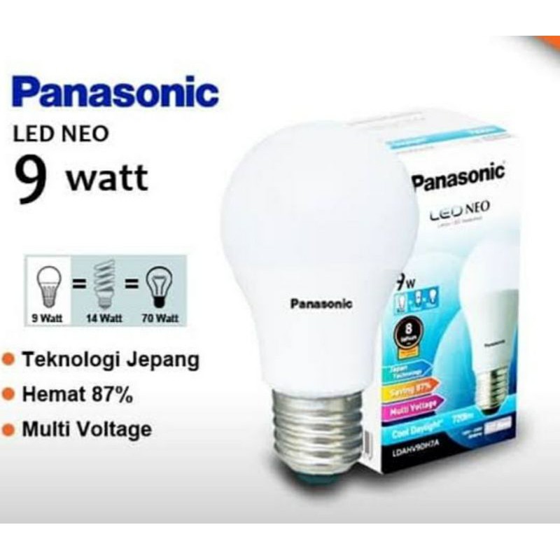 Lampu Led Panasonic 9 watt