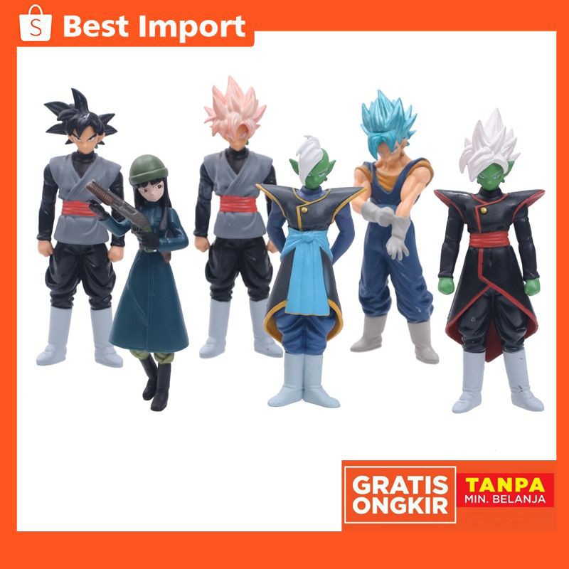 Action Figure Anime Dragon Ball Super Saiyan Zamasu Goku Hitam Allah Penciptaan Vegetto Mai Pvc Soso