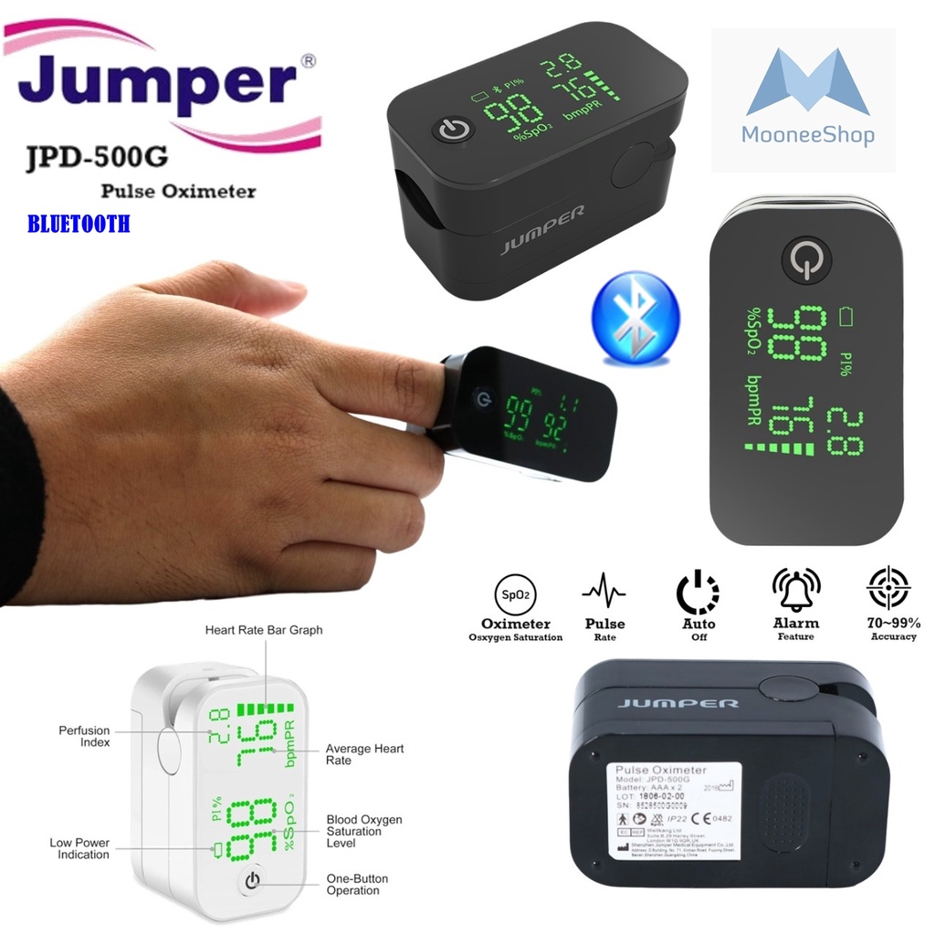 Fingertip Pulse Oximeter Jumper JPD-500G Bluetooth