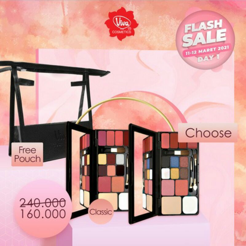 Paket Makeup Make Up Kit Viva Classic Fantasia Romantic