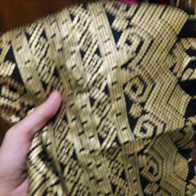 Rok Prodo Span Panjang Belah Depan Skinny Songket Skirt Bali