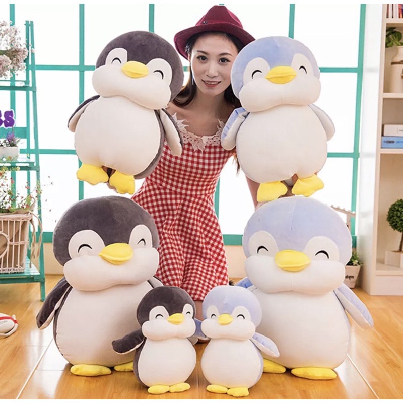 Boneka Pinguin lucu imut dan gemesin - ukuran 45 cm bisa COD