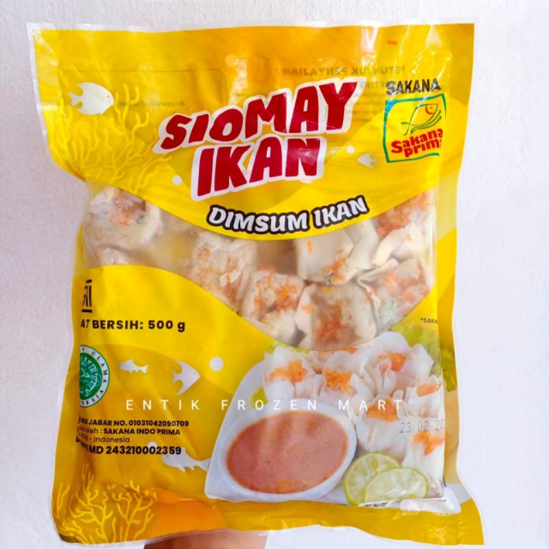 

Siomay / Dimsum & Sakana 500gr (Kemasan Terbaru) (Isi ±20pcs)