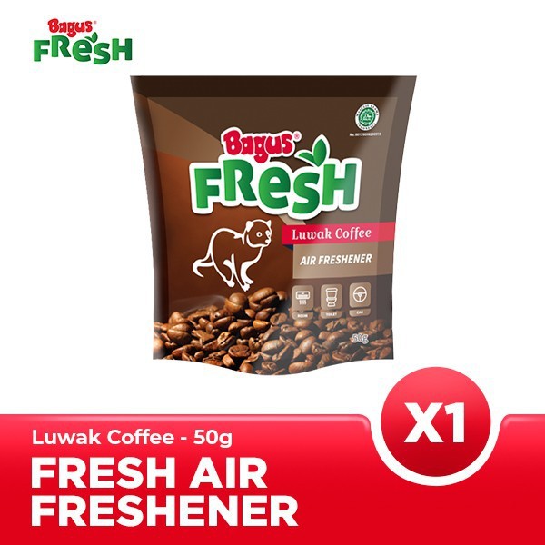 Bagus Air Fresh Pouch 50 gr Luwak Coffee