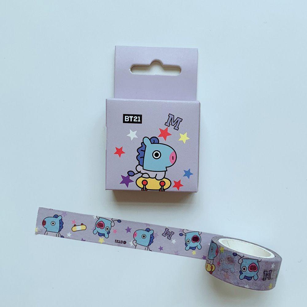 R-flower Washi Tape Aman Dan Tidak Beracun Butter Album Terkait Bahan Kertas Washi Stiker BT21