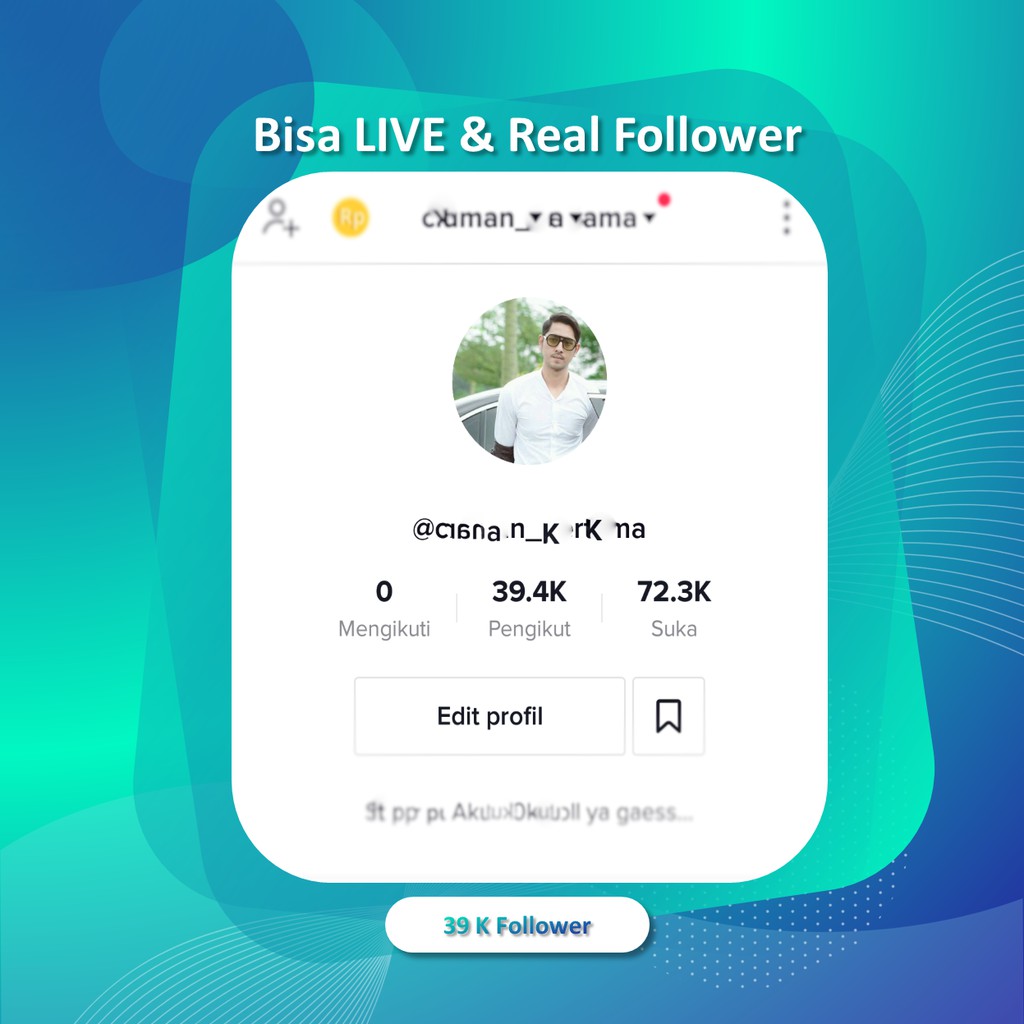 DIJUAL Akun Tiktok Real Follower Indo Akun Tiktok FYP Jual Akun Tiktok Real Follower