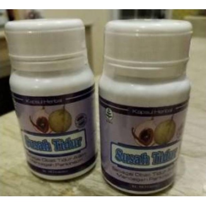 Herbal susah tidur IN-SOMNIA dengan kapsul biji pala kualitas ekstrak tanpa efek samping