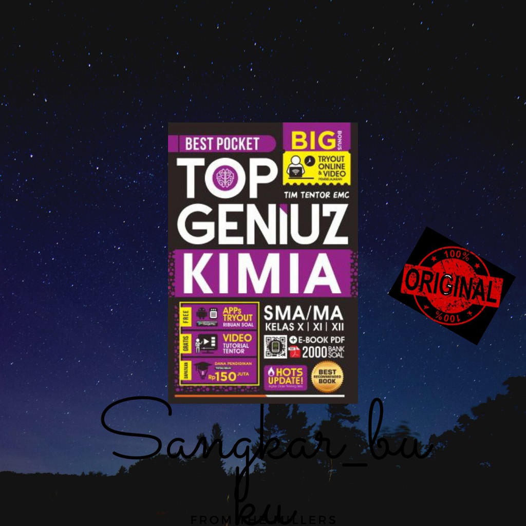 BUKU BEST POCKET TOP GENIUZ KIMIA SMA