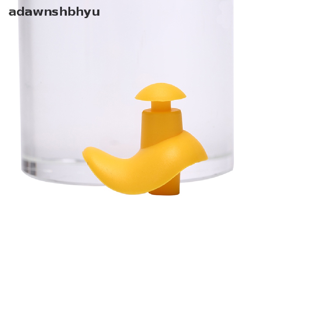 Adawnshbhyu 5pasang Ear Plug Busa Anti Bising Silcone Lembut Untuk Renang Tidur Kerja Musim Panas