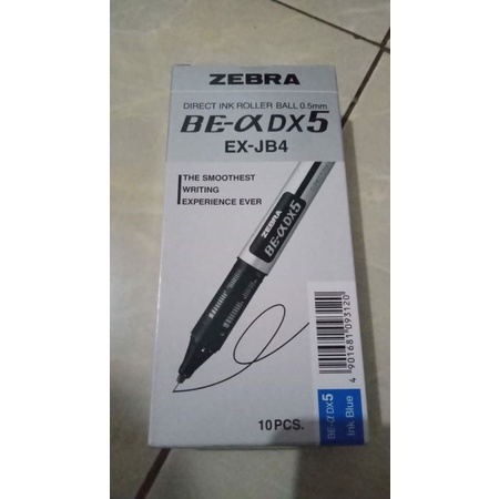 

pulpen zebra BE DX5 0,5 blue