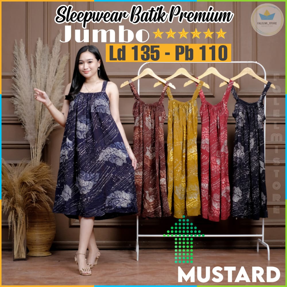 Sleepwear Sexy Jumbo Ld 130 Baju Tidur Sexy Wanita Jumbo Daster Sexy Wanita Yukensi Tali Satu Jumbo Daster Seksi Tanpa Lengan Kimono Tidur Piyama Pakaian Daster Tidur Wanita Sexy Jumbo Daster Tali Pundak Tanktop Singlet Wanita Jumbo Gaun Tidur Sexy-Madong Kuning