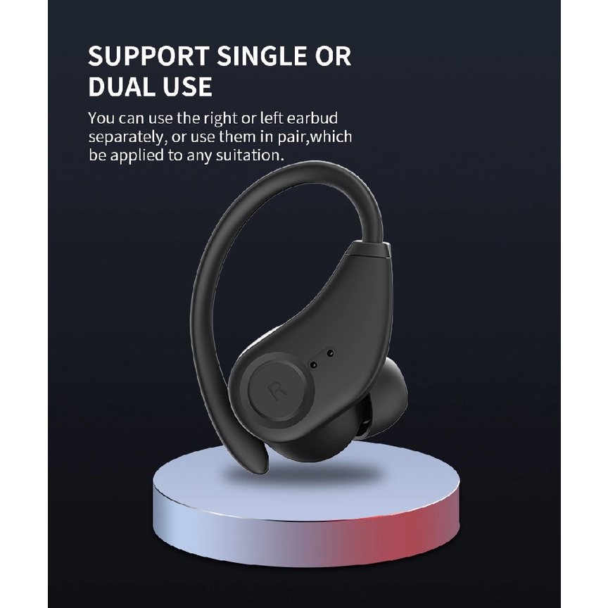 BLUEDIO S6 TWS - Bluetooth 5.1 TWS Earbuds Earphones with Charging Box - Earphone TWS Terbaru Dari BLUEDIO