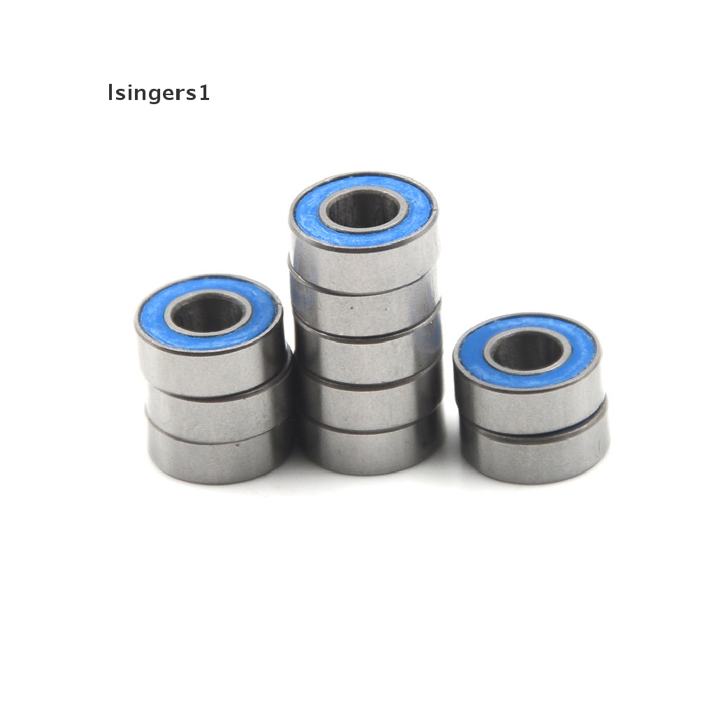 (lsingers1) 10pcs Bola Bearing Presisi Pengganti Ukuran 5116 5x11 X 4mm MR115-2RS