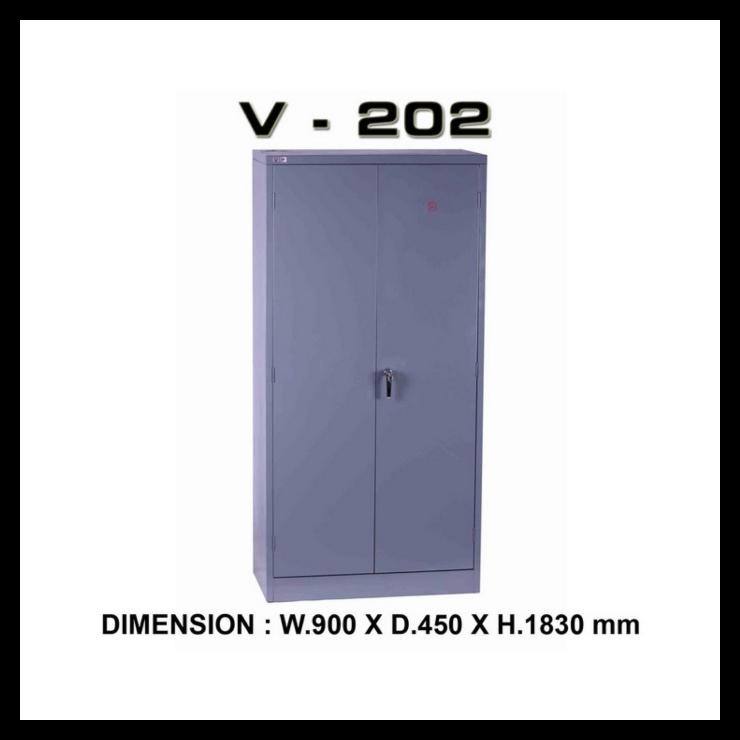

BEST SELLER !!! LEMARI ARSIP KANTOR VIP V-202 - LEMARI BESI TERLARIS
