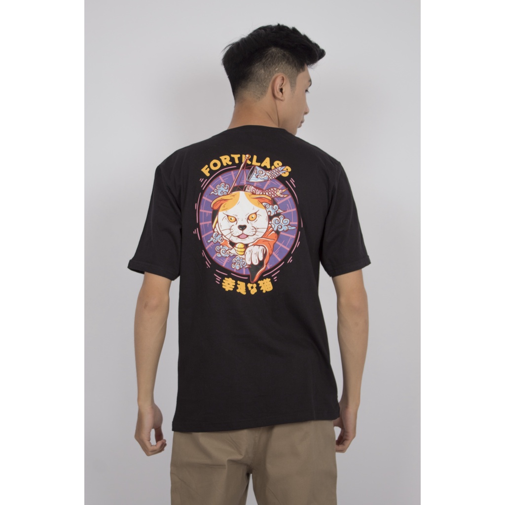 Fortglass LUCKY Kaos Lengan Pendek Pria Kaos Disto Kaos Pria Kaos Unisex Tshirt Cowok By FortKlass