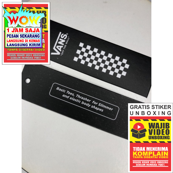

VANS LABEL TAG HANGTAG SUPER PREMIUM CO 1X DI KIRIM 600PCS