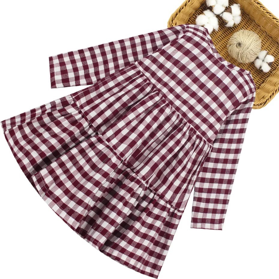 Zahra Dress Anak Perempuan Chessy Bahan Katun | Pakaian Anak Terlaris Umur 1-6 Tahun