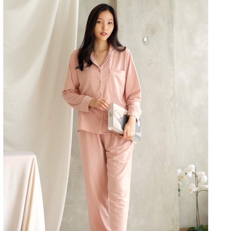 Karen Pajamas - Baju Tidur Pakaian Wanita ( Available Atasan Panjang-Celana Panjang-Atasan Pendek-Celana Pendek )