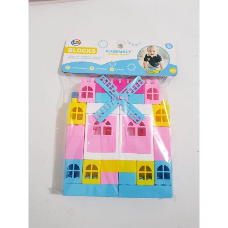 Mainan Puzzle Blocks Assembly LB 10