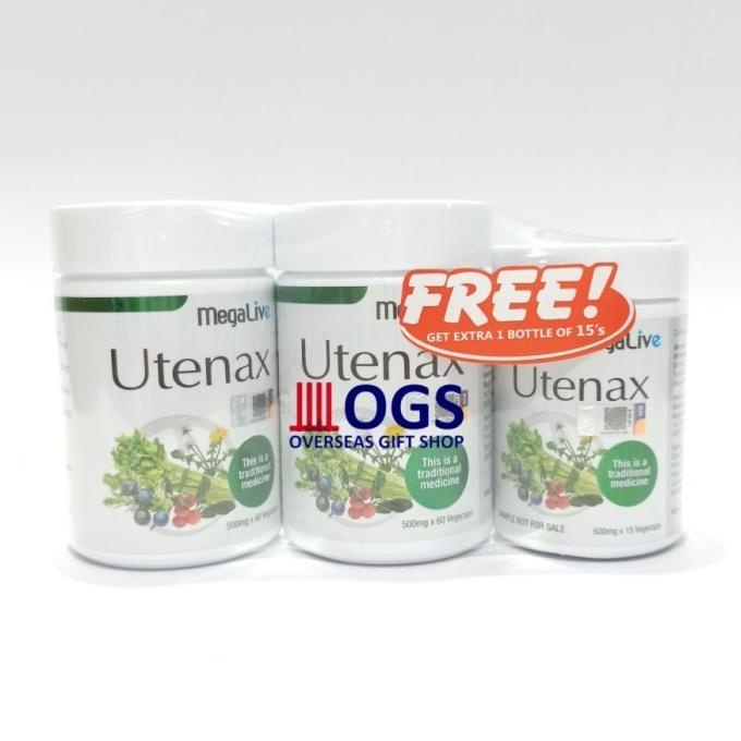 

PO14 Vitamin Ginjal Megalive Utenax Vegetables Capsule 2x60 Vegecaps
