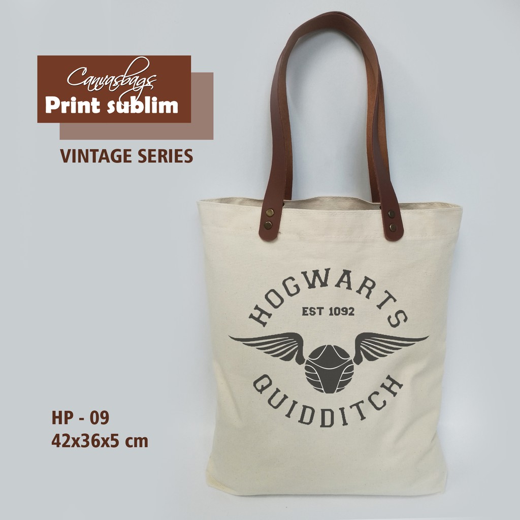 harry potter canvas bag