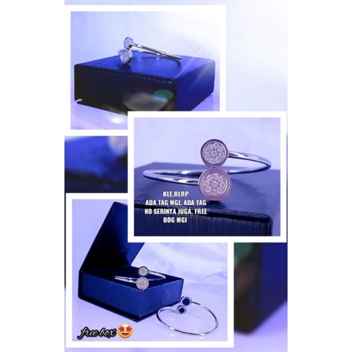 Gelang kesehatan MGI titanium,gratis box,ada tag MGI,no seri dan box