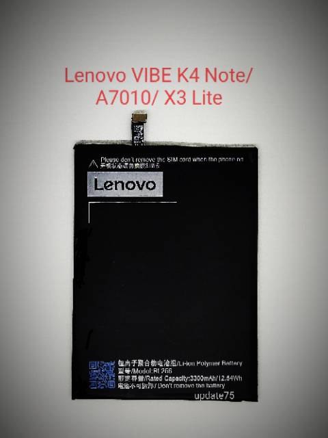 Baterai Lenovo Vibe K4 Note  A7010  X3 Lite   BL256