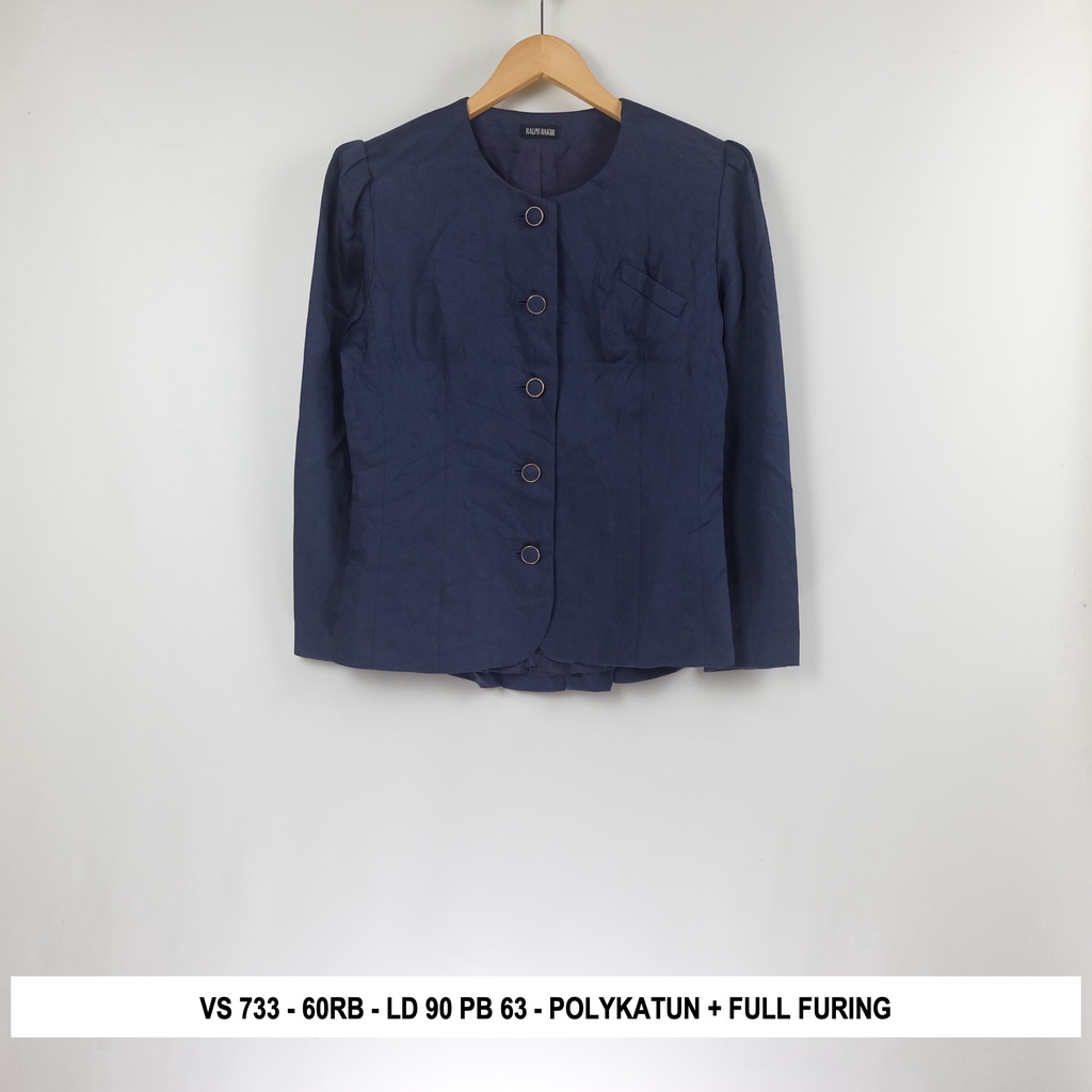 Thrift Blouse Vintage | Kode V3-VS 733