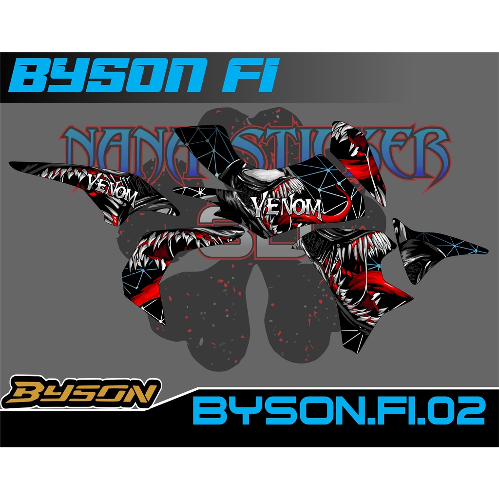 (COD)STRIPING STICKER BYSON FI STIKER BYSON FI NEW STICKER LIS LIST BYSON FI CODE 02