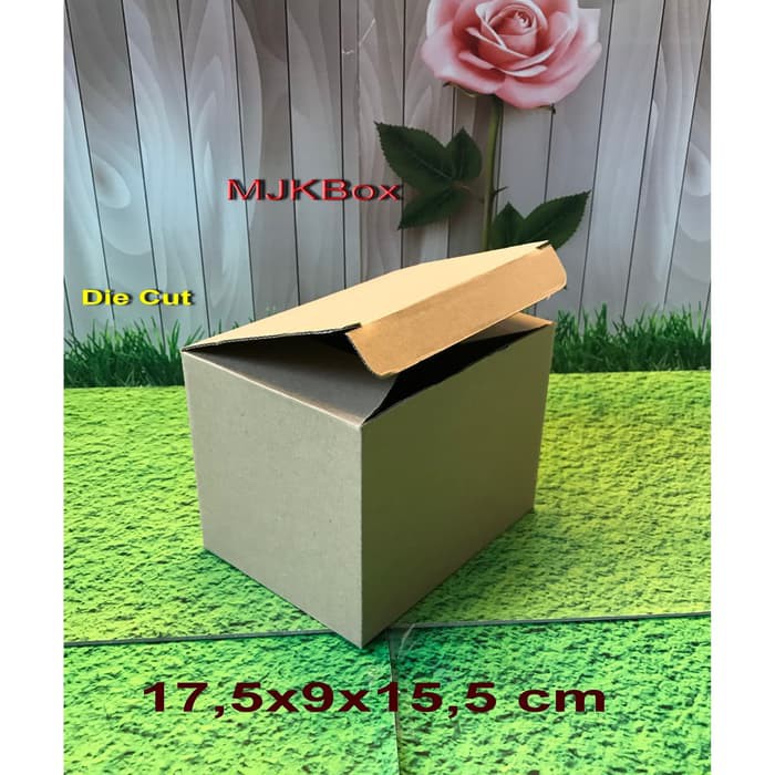 

SALE Kotak Kardus karton Uk. 17,5x9x15,5 cm.......Die Cut minimal beli 20 pcs