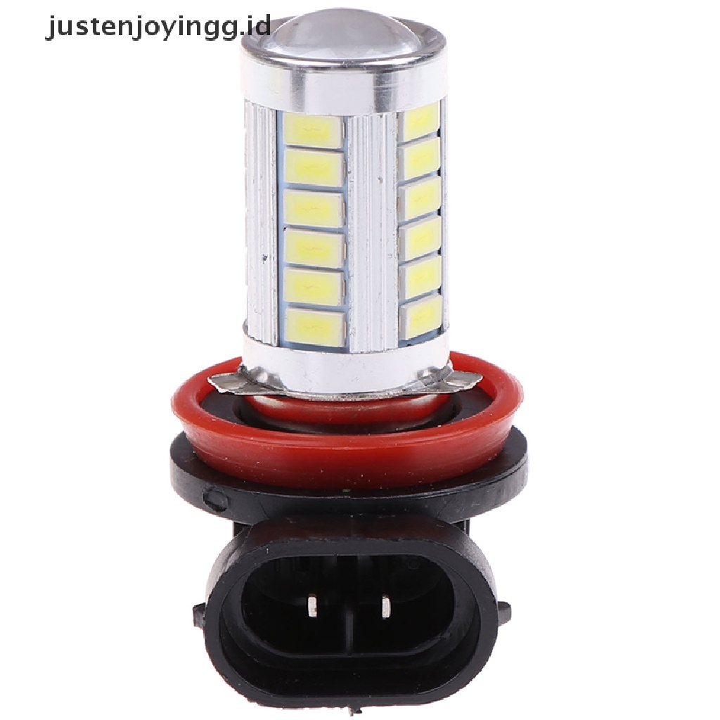 1pc Lampu Kabut Depan Mobil H8 / H11 33-LED Super Terang Warna Putih