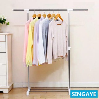 SINGAYE Stand Hanger Single Rak Baju stainless Dekorasi Rumah Tangga