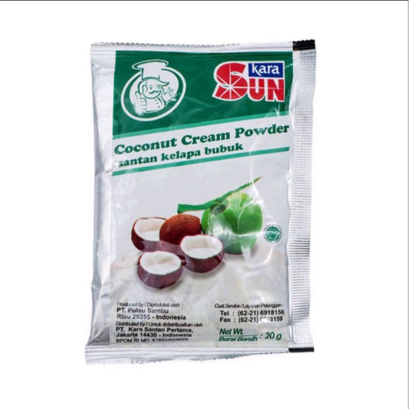 SunKara Coconut Cream Powder 20gr (10pcs)