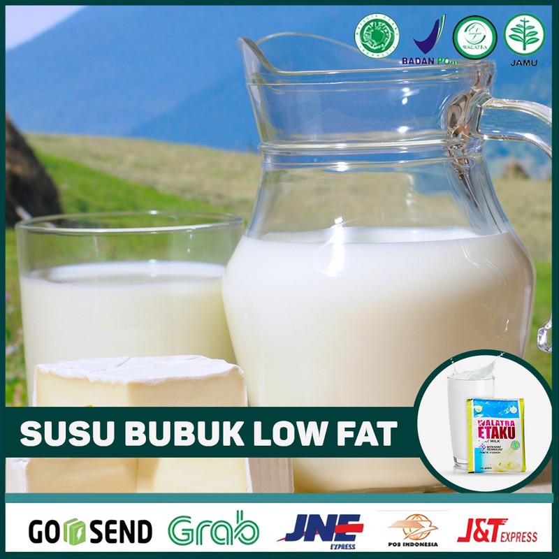 

Susu Bubuk Low Fat - Rendah Lemak - Kalori Paling Laris Terlaris Etaku Susu Kambing Asli Di Surabaya