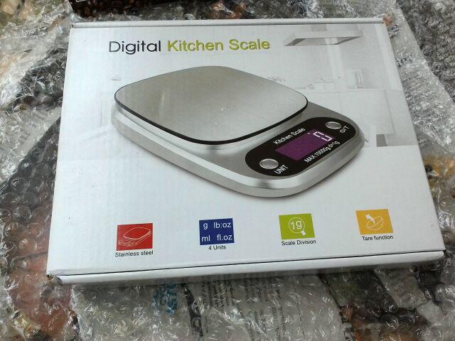 Taffware Digipounds Timbangan Dapur Digital Kitchen Scale 10kg 1g - Z2s