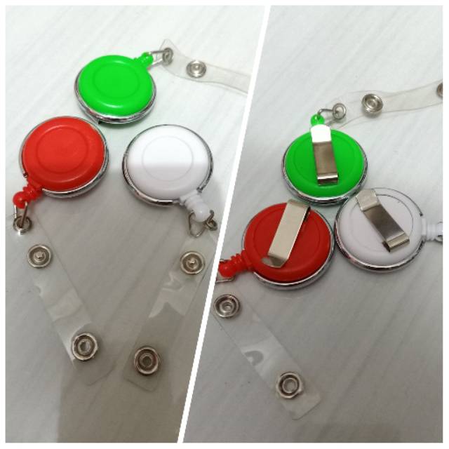 

Yoyo Putar Yoyo List Yoyo Gantungan ID Card Name Tag Merah Putih Hijau Satuan IMPORT