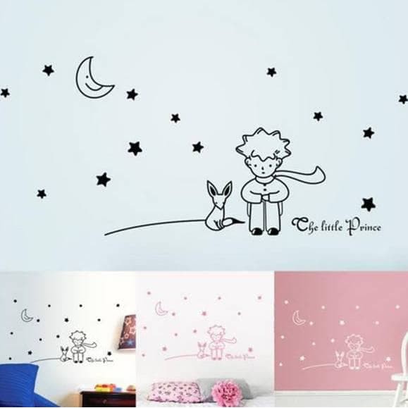 ISHOWTIENDA Wall Decal - Stiker Dinding The Little Prince