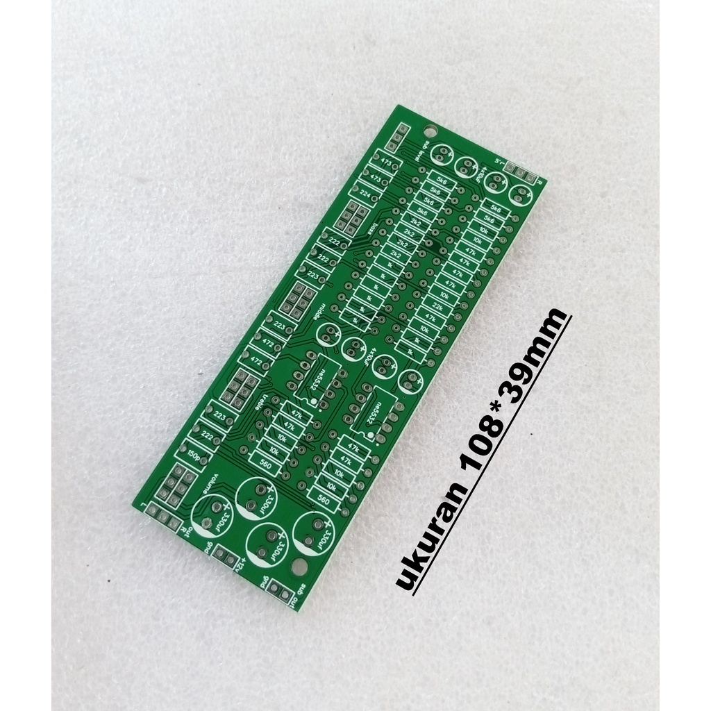 PCB 2.1 ne5532 Stereo Tone Control Plus Middle Dan Subwoofer