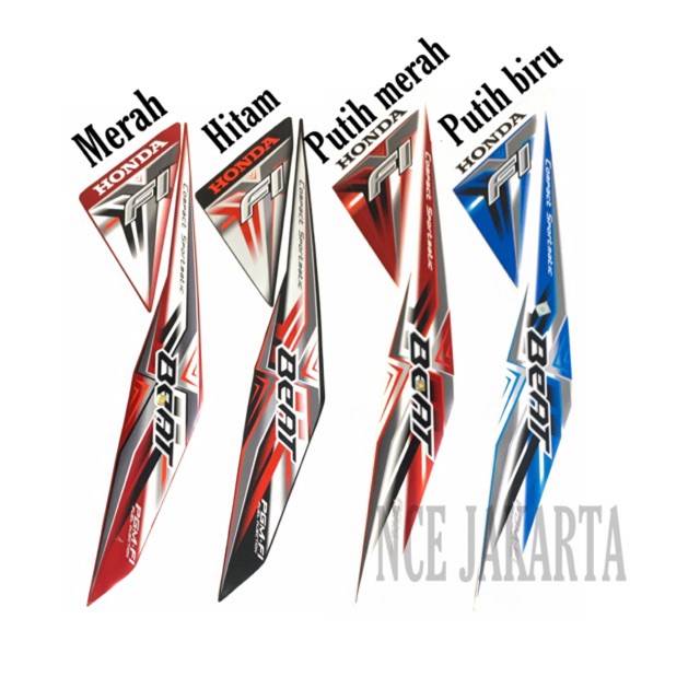 STIKER STRIPING HONDA BEAT FI 2015